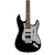 Guitarra Eléctrica Squier Fat Black & Chrome Strato Standard - comprar online