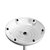 Pie p/Microfono On Stage MS-7201 - Recto macizo - Blanco - tienda online