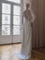 Vestido de novia encaje bordado a mano en V - tienda online
