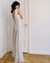 VESTIDO NOVIA EN GASA Y PUNTILLAS APLICADAS - comprar online