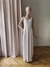VESTIDO NOVIA CON FLORES APLICADAS A MANO - comprar online