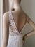 Vestido de novia en encaje con transparencia en internet