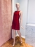 Vestido bordo