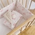 Conjunto edredon y chichoneras rosa
