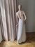 VESTIDO NOVIA CON FLORES APLICADAS A MANO