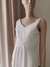 VESTIDO NOVIA TUL BORDADO Y FALDA DE GASA - Almendra Peralta Ramos