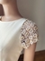 VESTIDO NOVIA CON MANGUITAS BORDADAS - comprar online