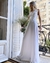 VESTIDO NOVIA TUL BORDADO Y FLORES APLICADAS - comprar online