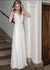 Vestido de novia guipure con falda crepe - comprar online