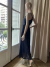 Vestido Gasa Azul - Almendra Peralta Ramos