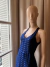 Vestido Encaje azul - comprar online