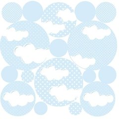 Kit De Vinilo Autoadhesivo Nubes