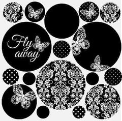 Kit De Vinilo Decorativo Autoadhesivo Paris Butterfly - comprar online