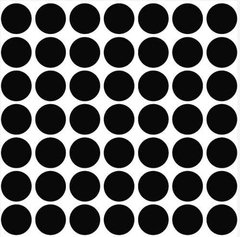 Vinilo Puntos 06 Negro Lunares Circulos 49 Puntos De 8 Cm - Mister Vinilikus