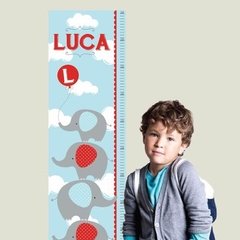 Vinilo Medidor Elefantitos Con Tu Nombre! - comprar online