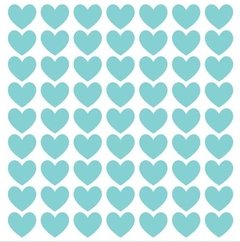 Kit De Vinilo Corazones 01- 63 Corazones De 6cm - tienda online