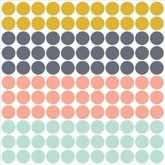 Kit De Vinilo Lunares 121 Puntos De 5 Cm 012 - tienda online