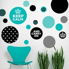 Kit De Vinilo Decorativo Autoadhesivo Keep Calm