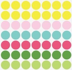 Vinilo Puntos 10 Summer Lunares Circulos 49 Puntos De 8 Cm - comprar online