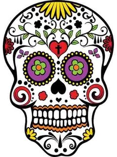 Vinilo Decorativo Calavera Mexicana Grande en internet