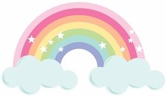 Vinilo Decorativo Arco Iris Pastel Kit Grande - comprar online