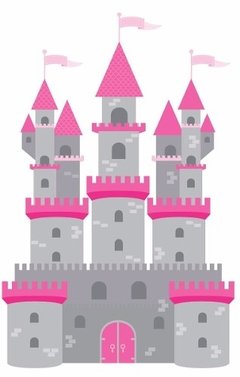 Vinilo Decorativo Castillo Princesa Nenas - Mister Vinilikus