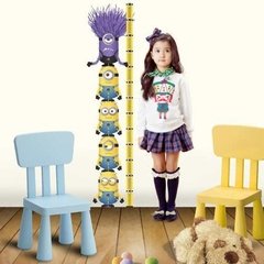 Vinilo Decorativo Infantil Medidor Minions