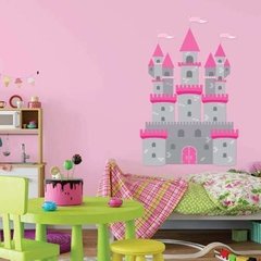 Vinilo Decorativo Castillo Princesa Nenas - tienda online