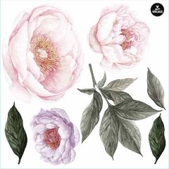 Imagen de Vinilo Flores Gigantes Rosa Vintage