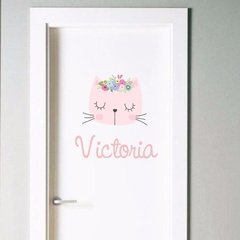 Imagen de Vinilo Para Puerta Con Tu Nombre Personalizado