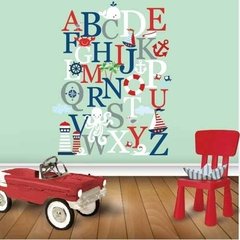 Kit De Vinilo Abecedario Nautico - tienda online