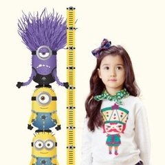 Vinilo Decorativo Infantil Medidor Minions - comprar online