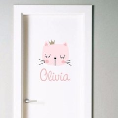 Vinilo Para Puerta Con Tu Nombre Personalizado
