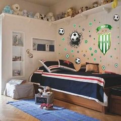 Vinilo Pelotazo + Escudo Fútbol Banfield Con Tu Nombre