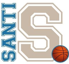 Vinilo Letras Con Tu Nombre, Inicial Y Pelota De Basket! - comprar online