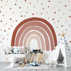 arcoiris boho nordico pastel dormitorios infantiles deco colores tierra