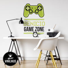 game gamer gamezone play playstation juegos compu personalizado adolescente teen cuartos infantiles nombre 