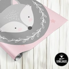 Vinilo infantil Guarda animalitos del bosque diseño Nórdico 015