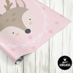 Vinilo infantil Guarda animalitos del bosque diseño Nórdico 020