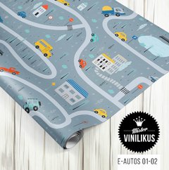 Empapelado Vinílico AUTOS AUTITOS Y CAMINOS 02 - Mister Vinilikus