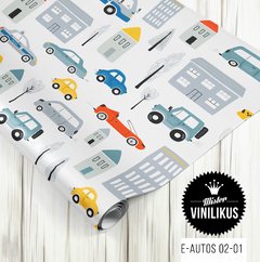 Empapelado Vinílico AUTOS AUTITOS Y CIUDADES 01 en internet