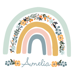 arcoiris nordico pastel BOHO OCRE FLORES MINIMALISTA DECO
