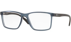 Armação Para Óculos De Grau Jean Monnier J8 3195 H246 Quadrada azul e preto - comprar online