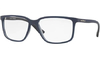 Armação para óculos de grau Jean Monnier J8 3191 H808 Quadrada azul marinho