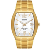 Relógio analógico masculino Orient GGSS1017 S2KX quadrado dourado