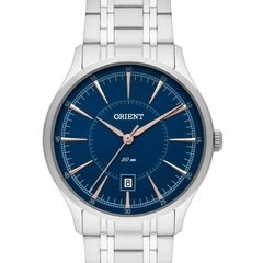 Relógio analógico Orient FBSS1132 D1SX Analógico azul e prata - comprar online