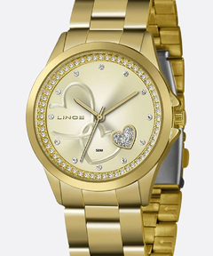 Relógio Lince Feminino LRGJ107L KX77 Kit acessórios Dourado - NEW GLASSES ÓTICA