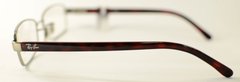 Armação para óculos de grau Ray Ban RB6239E 2728 Metal preto e vermelho - comprar online