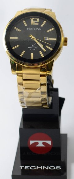 Relógio masculino Technos GOLF 2115TT/4P dourado
