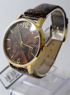 Relógio Lince Feminino Dourado pulseira couro LRC605L M2MX
